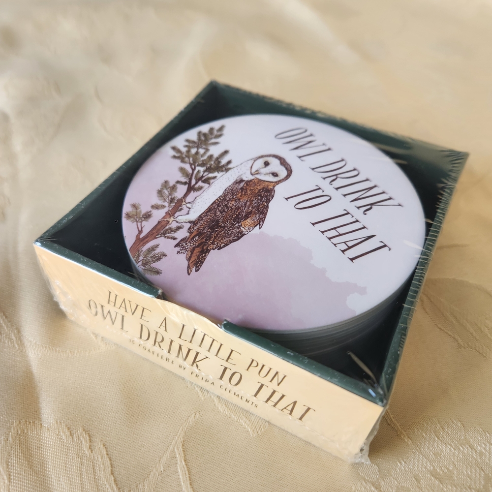 Set of 15 Pressed Paperboard Coasters NWT - Picture 4 of 4